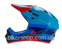 Шлем фулл COMP BOLT HELMET RED/BLUE XS (CE)