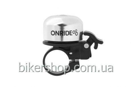 Дзвоник ONRIDE Tone хомут 22.2 мм сріблястий