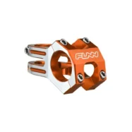 Vinos funn funnduro stem o35 full cnc, 0° rise, steer 1 1 8 orange w cnc lining 35mm o35mm