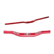 Rul funn full on bar o31.8 , 7° back, 0° up, 31.8mm, ano. finish blast red 800mm 0 rise