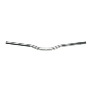 Rul funn full on bar o31.8 , 7° back, 0° up, 31.8mm, ano. finish blast silver 800mm 0 rise