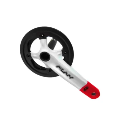 Shatuni funn arrow bob single chainring 32al al.guard white red