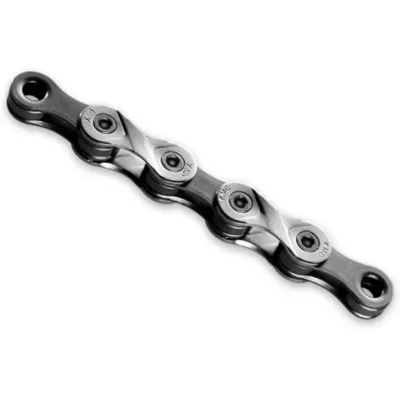 Lancyug kmc x9 silvergrey 9 shvidkostej 114 lanok sribnijsirij + zamok