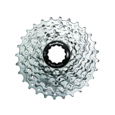 Kaseta sunrace csr91 9aq, 9 shvidkostej, 11 25t, nickel