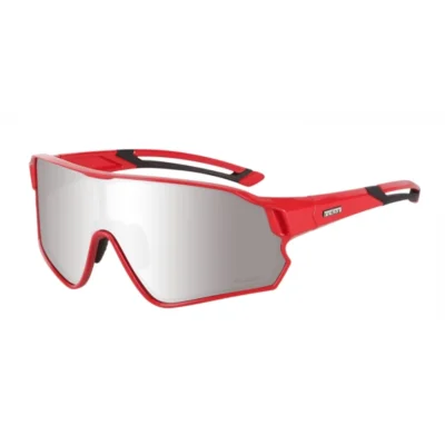 Okulyari relax artan chervoni glyancevi, linza smoke (polarized tac 1,1 mm), silver mirror, kat. 3