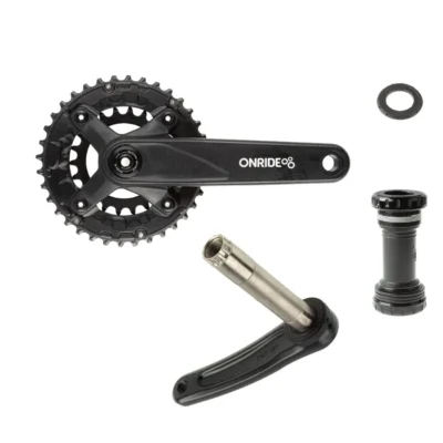 Shatuni onride duet pro 1120, hollowtech, 170 mm, 22 36t, bcd 104 64, 11 10 9 shv., z karetkoyu, chornij