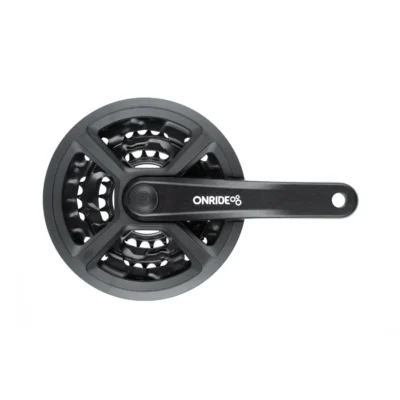 Shatuni onride trio 810p, pid kvadrat, 170mm, 22 32 42t, na 8 7 6 shvidkostej, chorni (konvert)