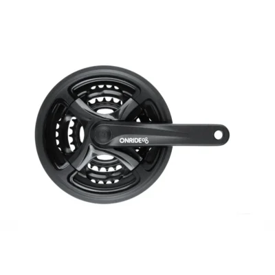 Shatuni onride trio 840p, pid kvadrat, 170mm, 28 38 48t, na 8 7 6 shvidkostej, chorni